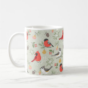 Mug Joli Noël Oiseau Motif Design de vacances