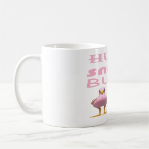 Mug Joli oiseau couleur rose avec message d'amour