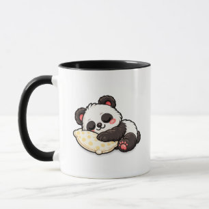 Mug Joli panda endormi avec un oreiller