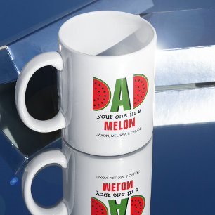 Mug Joli Papa 'Vous êtes un en un Melon'   Noms d'enfa