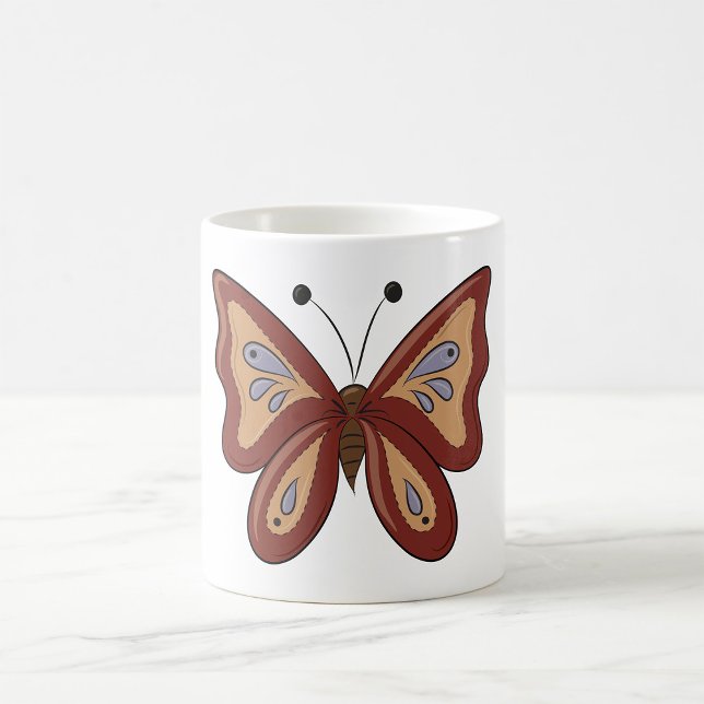 Mug Joli papillon marron (Créateur téléchargé)