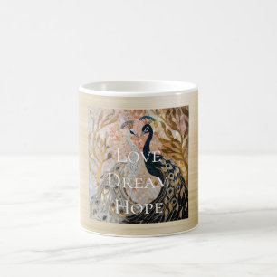 Mug Joli Peacock Pink Gold Noël