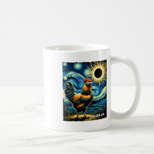 Mug Joli poulets Starry Nuit Drôle Poulets Solaire