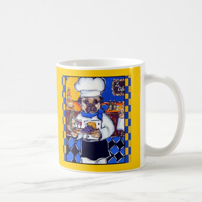 Mug Joli Pug Chef (Droite)
