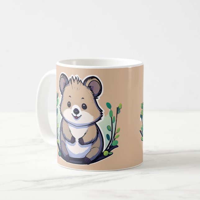 Mug Joli Quokka Cartoon (Devant gauche)