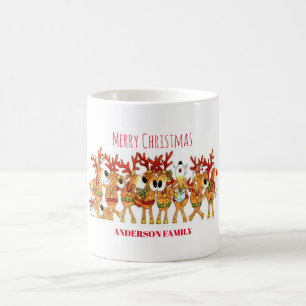 Mug Joli Renne De Noël Qui Chante