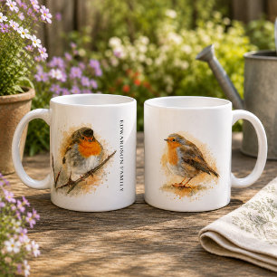 Mug Joli robinet monogrammé aquarelle mignon
