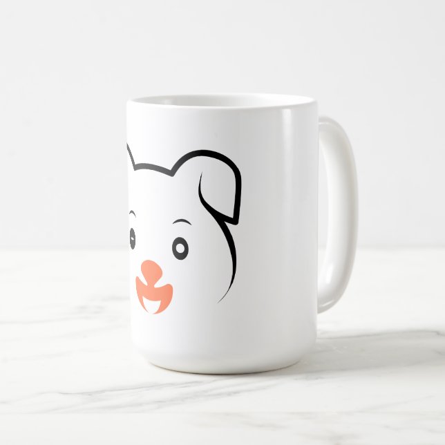 Mug Joli rose (Devant droit)