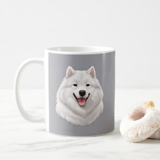 Mug Joli Samoyède Heureux Chien