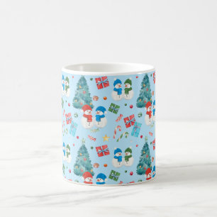 Mug Joli sapin de Noël, Snowman, Cadeaux, Motif de bon