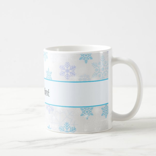 Mug Joli Snowflakes de Noël (Droite)