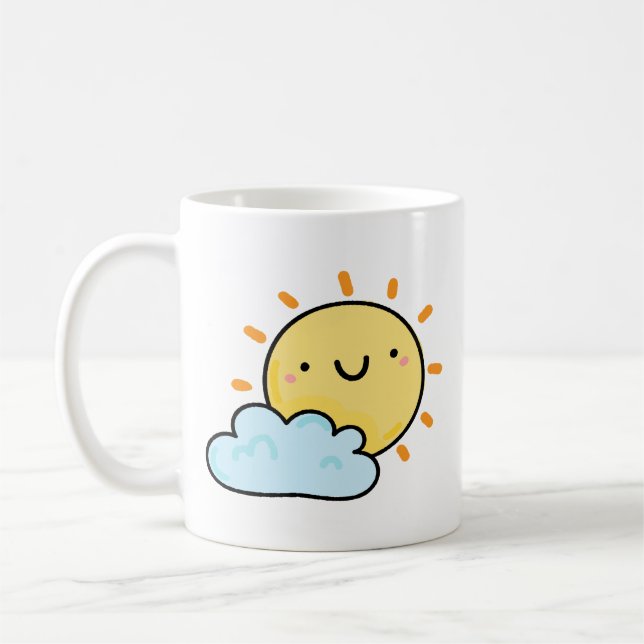 Mug Joli soleil de Cute Kawaii (Gauche)
