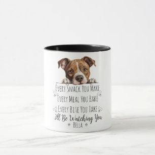 Mug Joli Staffordshire Chien Drôle Personnalisé