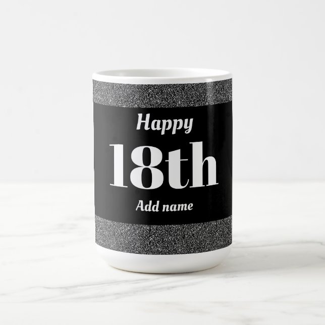 Mug Joli style personnalisé cadeau d'anniversaire 18e (Centre)