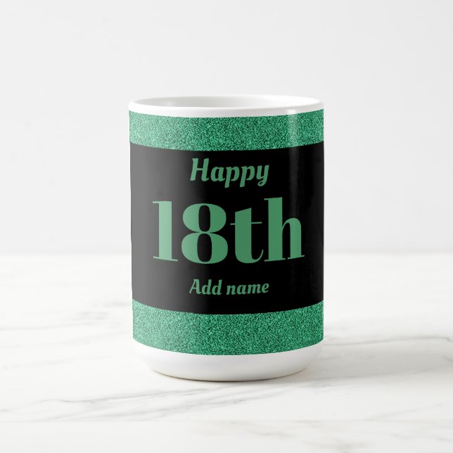 Mug Joli style personnalisé cadeau d'anniversaire 18e (Centre)