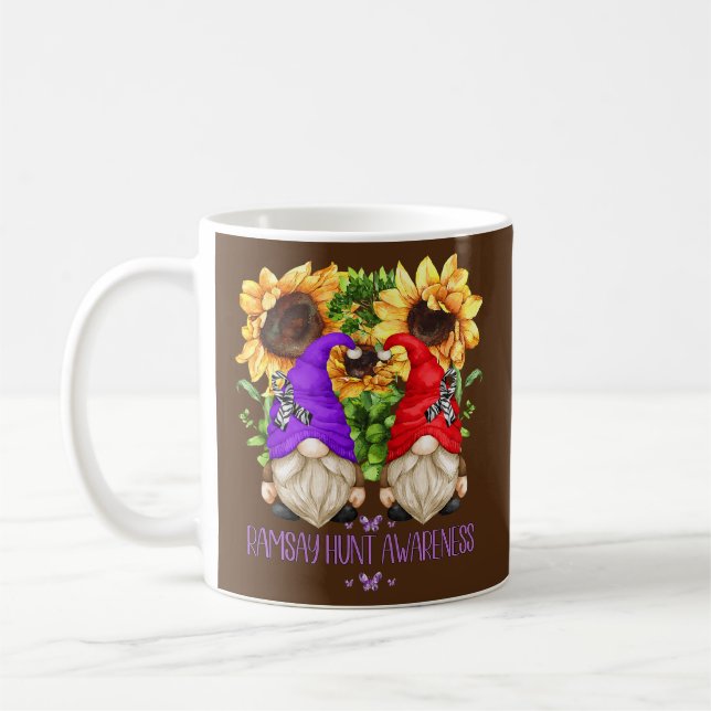Mug Joli Tournesol Gnome Pour Les Femmes Et Les Hommes (Gauche)