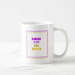 Mug Joli violet et jaune Hakuna Matata bébé enfants G
