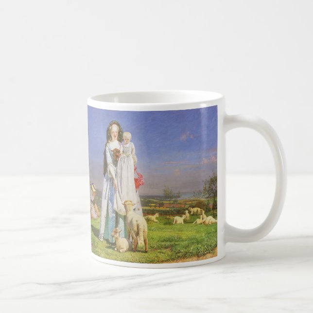 Mug Jolie Baa Lambs par Ford Madox Brown (Droite)