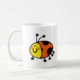 Mug Jolie Cartoon de coccinelle pour les enfants et le