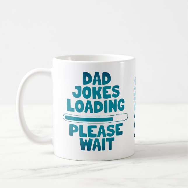 Mug Jolie conception de texte papa Joke Chargement Veu (Gauche)