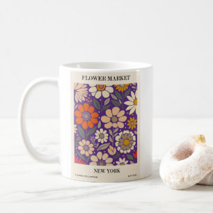 Mug Jolie conception du marché aux fleurs