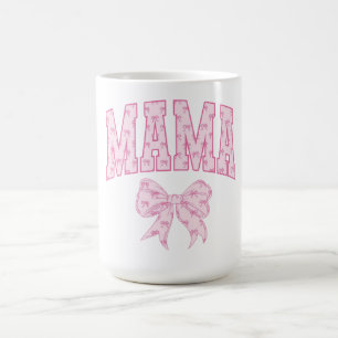 Mug Jolie écriture rose maman pour le cancer du sein