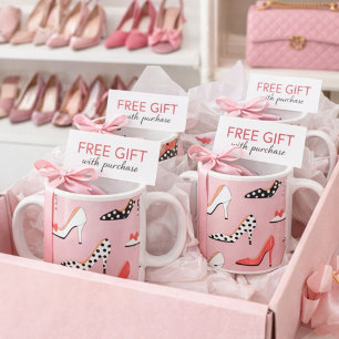 Mug Jolie en rose talon haut 