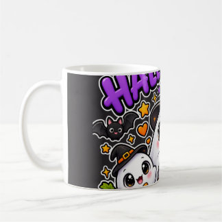 Mug Jolie famille de fantômes d'Halloween