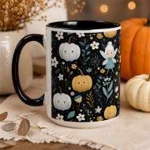 Jolie Fée de Halloween Kawaii et Citrouilles Paste