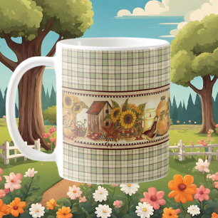 Mug jolie ferme de style champêtre