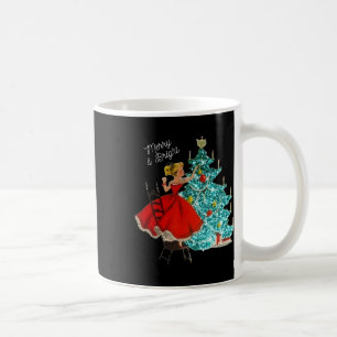 Mug Jolie Fille Rétro Joyeuse Et Lumineuse Décorant l'