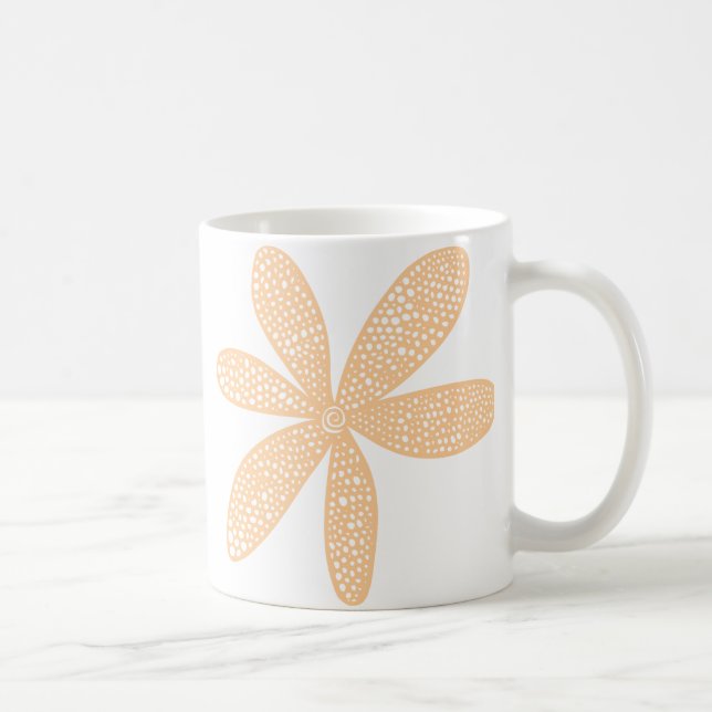 Mug Jolie Fleur - Sable (Droite)