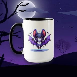 Mug Jolie Flirty Je suis Batty pour toi Chat Halloween