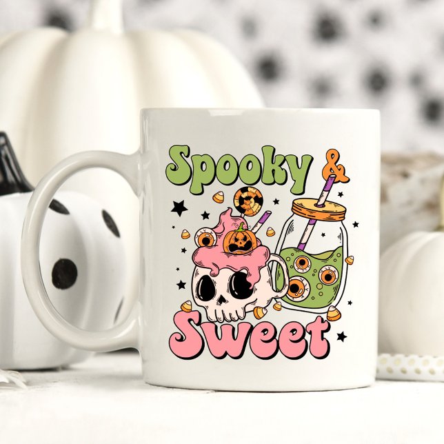 Mug Jolie Halloween Éffrayant et doux dire (Créateur téléchargé)