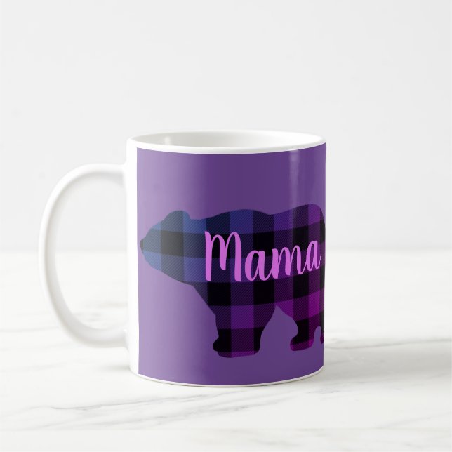 Mug Jolie maman ours design cadeau de jour mère (Gauche)