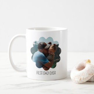 Mug Jolie Meilleur Papa Jamais Photo Fête des Pères