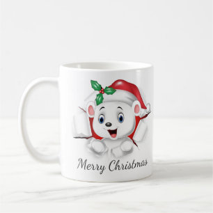 Mug Jolie Noël Polar Bear Surprise