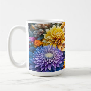 Mug Jolie œuvre d'art personnalisée aux couleurs vives