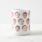 Jolie photo personnalisée de bébé avec 2 photos