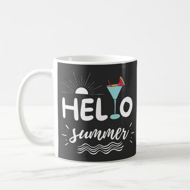 Mug Jolie plage d'été (Gauche)