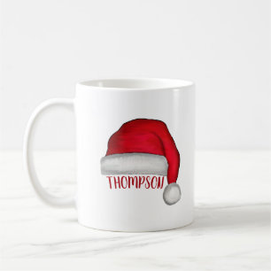 Mug Jolie Red Santa Chapeau Funny Noël