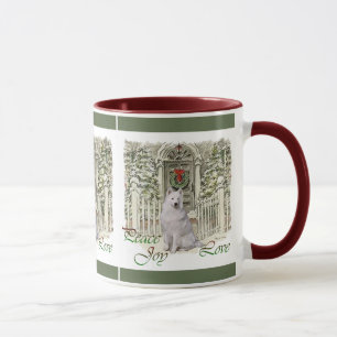 Mug Jolie Samoyed Amateurs Cadeaux de Noël