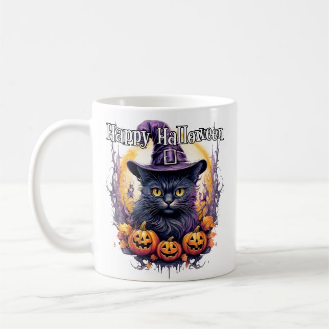Mug Jolie Sorcière de chat Little Kitty (Gauche)