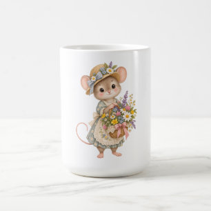Mug Jolie Souris des Bois – Illustration de Jardin de