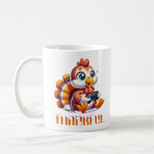 Mug Jolie Thanksgiving Turquie Jouer jeu vidéo