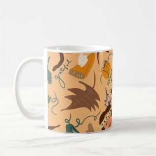 Mug Jolie verdure de pèlerin de Thanksgiving