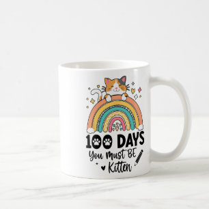 Mug Jolies filles de 100 jours d'école Chat 100ème jou