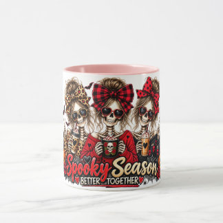 Mug Jolies Filles Fantômes Étranges Design Halloween |