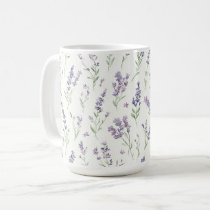 Mug Jolies Fleurs Blanches Lavande Shower Nuptial