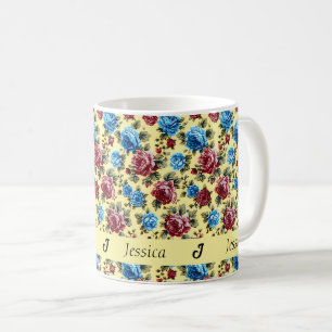 Mug Jolies fleurs romantiques printanières colorées po